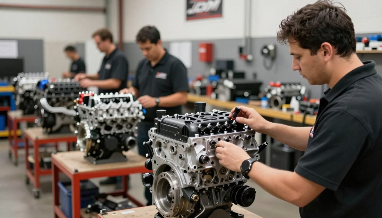 Arthur Gonzalez JDM Engines expert team verifying engine compatibility