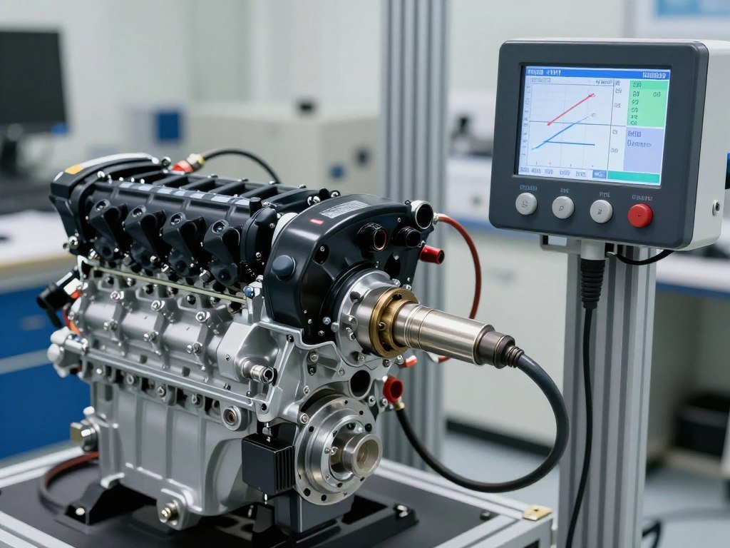 Emissions testing equipment measuring JDM and USDM engine outputs