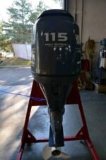 2012 Yamaha F115 115HP 4-Stroke Outboard - 450 Hours, 25" Shaft, Complete with Controls & Gauges - Image 2