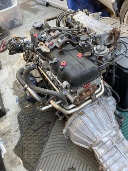 Toyota 1985-1995 22RE Complete Engine w/ 5-Speed Trans & Parts