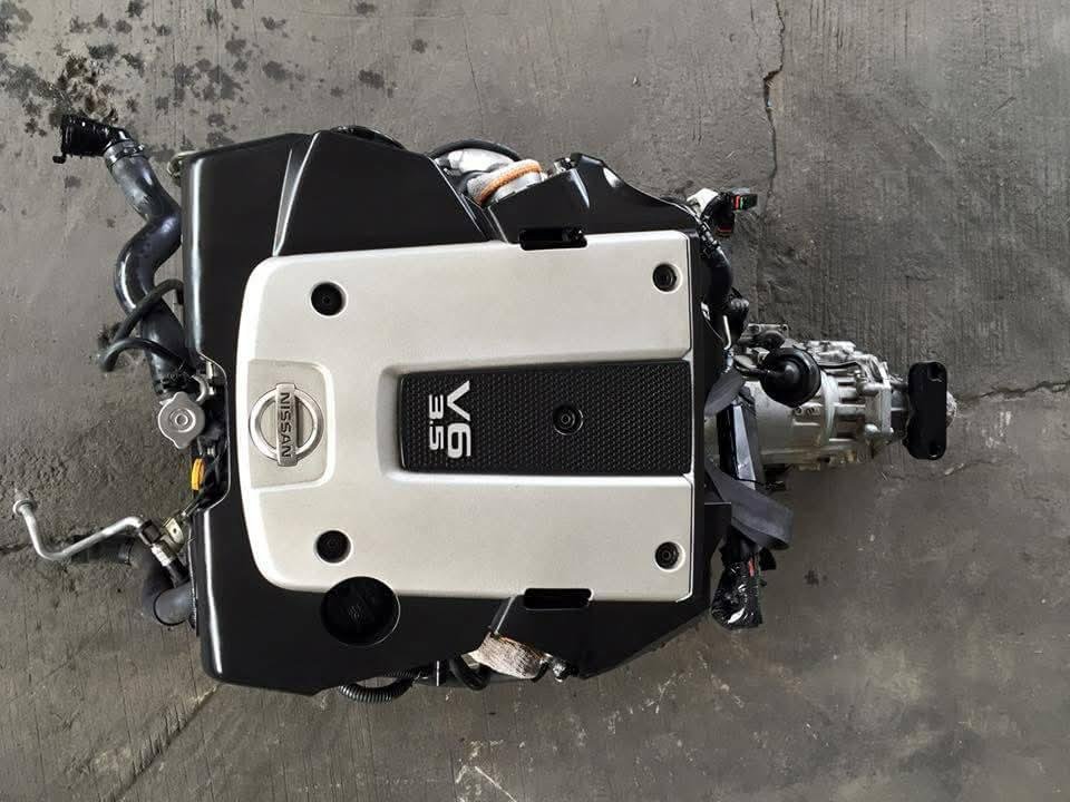 Nissan VQ35DE Engine with Gearbox – JDM 3.5L V6 Engine - Image 3