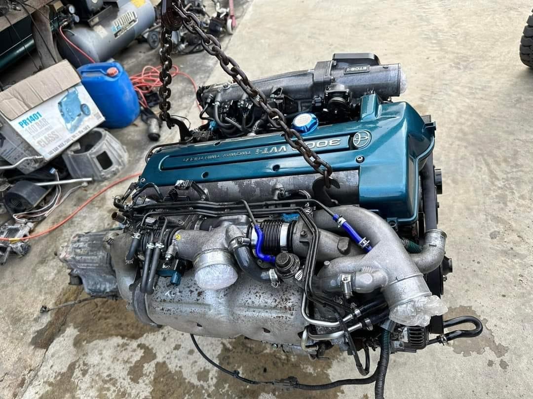 Toyota 2JZ-GTE Engine with Transmission – JDM 3.0L Twin Turbo Inline-6 Motor for Sale 3 Toyota 2JZ-GTE Engine with Transmission – JDM 3.0L Twin Turbo Inline-6 Motor for Sale - Image 3