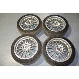 JDM Enkei RS05 Wheels Rims Mags 5x114.3 17x7 +45 Offset Japan