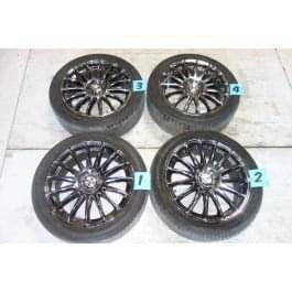 JDM Work Sporbo Rims Wheels Tires 5x114.3 18x7.5 +48 Offset Japan Genuine 1 JDM Work Sporbo Rims Wheels Tires 5x114.3 18x7.5 +48 Offset Japan Genuine