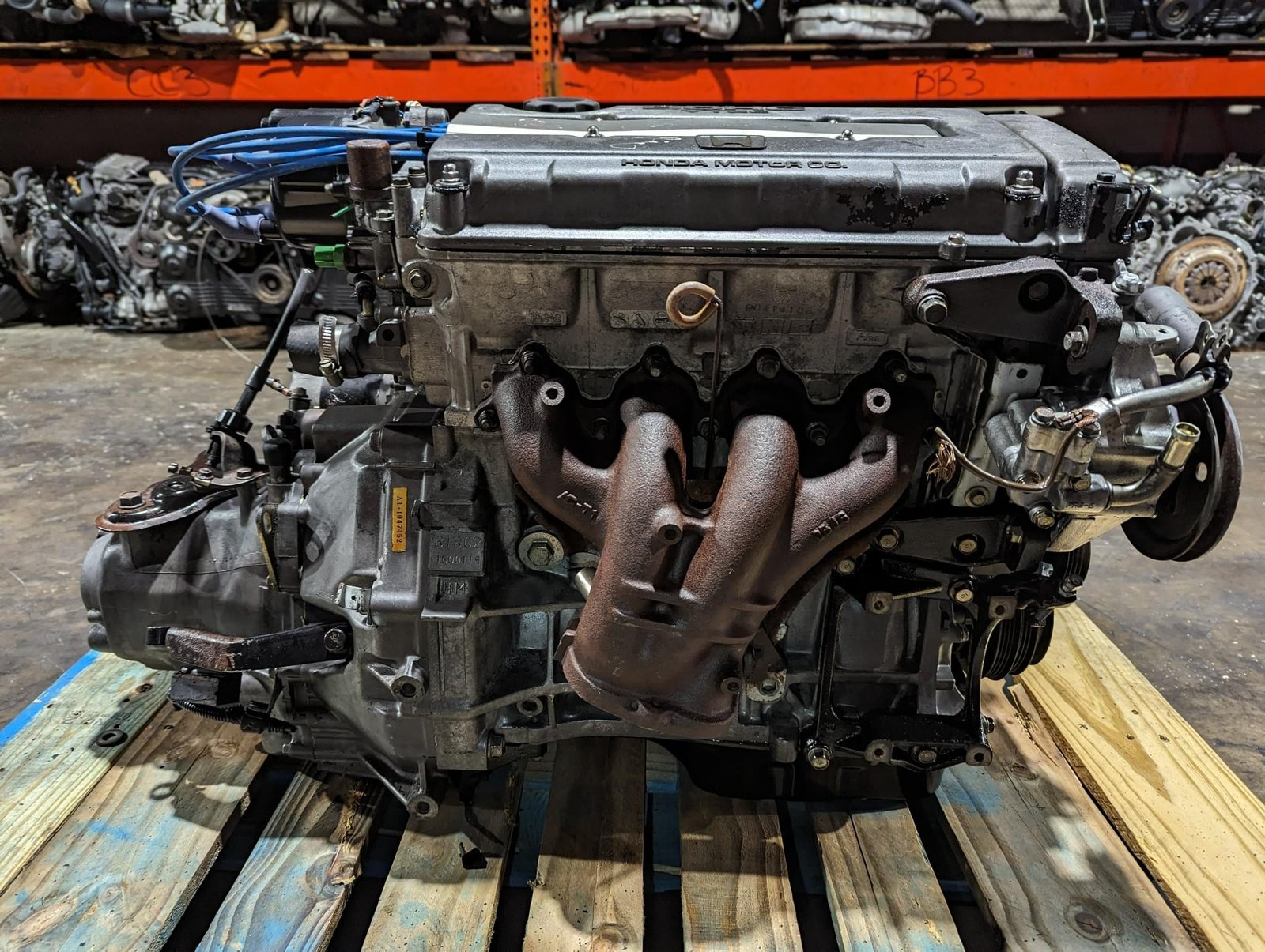 JDM Honda B18C 1.8L VTEC Engine + Cable LSD 5-Speed Transmission Y1 (Integra Spec) - Image 7