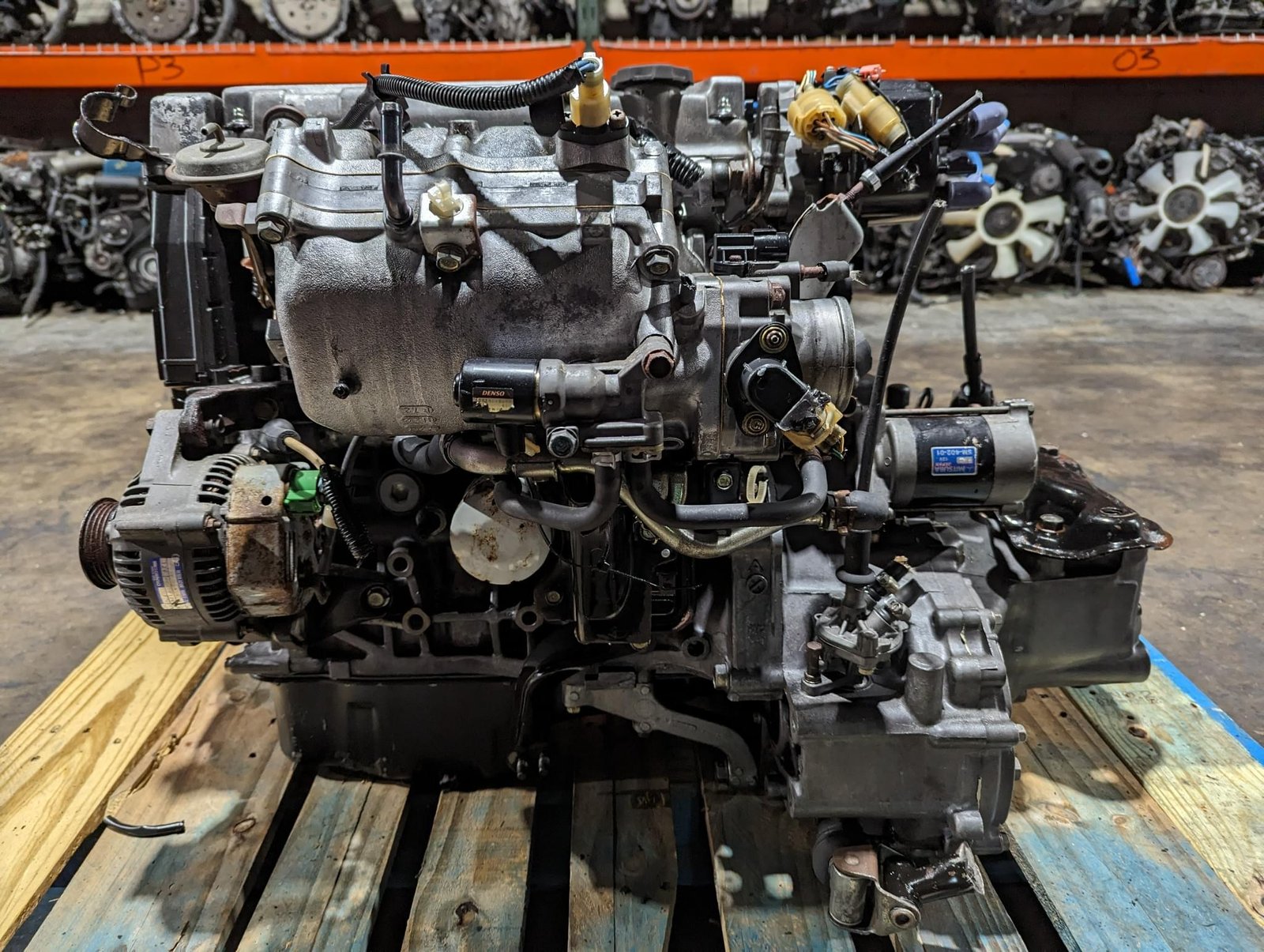 JDM Honda B18C 1.8L VTEC Engine + Cable LSD 5-Speed Transmission Y1 (Integra Spec) - Image 9