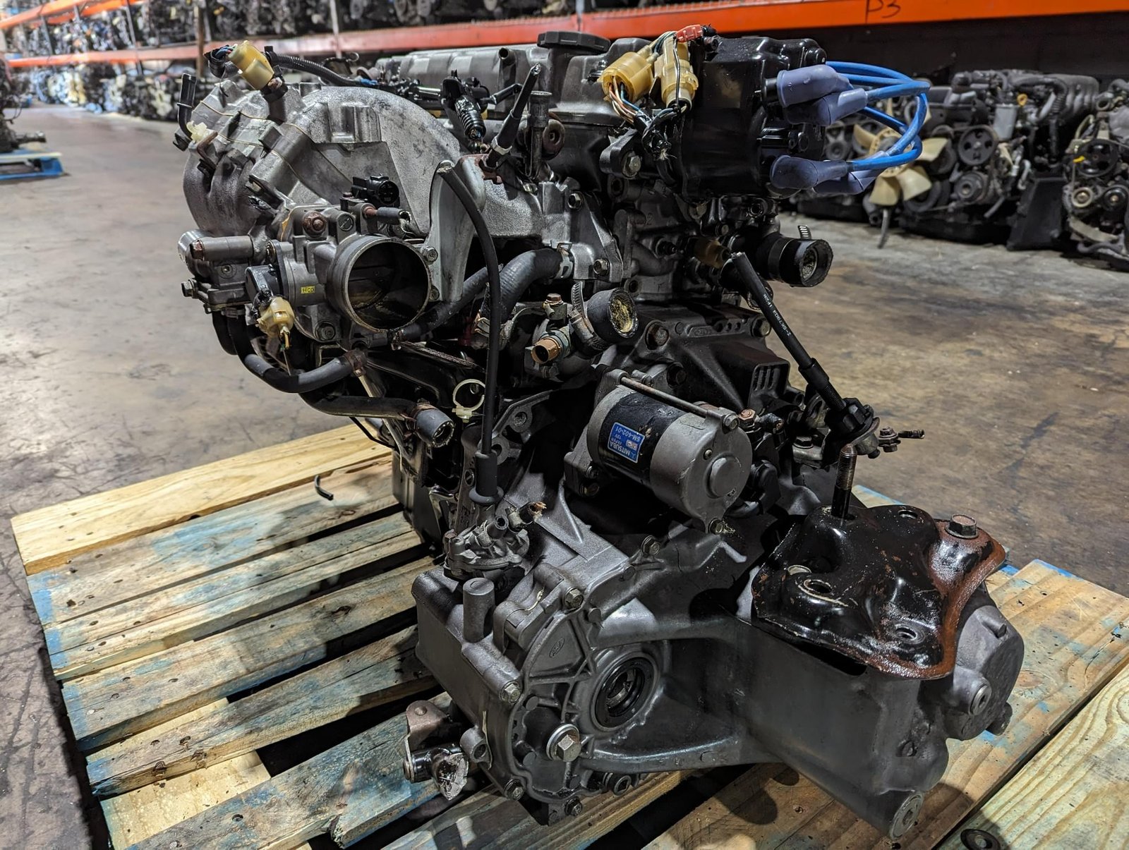 JDM Honda B18C 1.8L VTEC Engine + Cable LSD 5-Speed Transmission Y1 (Integra Spec) - Image 10