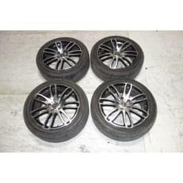 SG-E Rims Wheels Tires 5x114.3 18x7.5 +48 Offset Set of 4 Tires